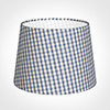 20cm Medium French Drum Shade in Blue Longford Gingham