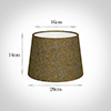 20cm Medium French Drum in Angus Check Lovat Wool