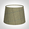 20cm Medium French Drum in Talisker Check Lovat Wool