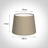 20cm Medium French Drum Shade in Limestone Waterford Linen