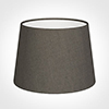 20cm Medium French Drum Shade in Mouse Waterford Linen