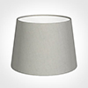 20cm Medium French Drum Shade in Soft Grey Waterford Linen