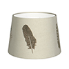 25cm Medium French Drum Shade in Stone Featherdown