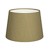 25cm Medium French Drum Shade in Dull Gold Faux Silk