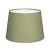 25cm Medium French Drum Shade in Pale Green Faux Silk