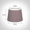 25cm Medium French Drum Shade in Dusky PinkHunstanton Velvet