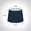 25cm Medium French Drum Shade in Navy BlueHunstanton Velvet