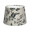 25cm Medium French Drum Shade in Black Isabelle