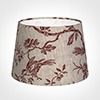 25cm Medium French Drum Shade in Red Isabelle