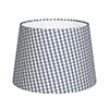 25cm Medium French Drum Shade in Blue Longford Gingham