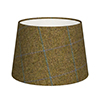 25cm Medium French Drum in Angus Check Lovat Wool