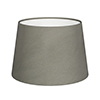 25cm Medium French Drum Shade in Pewter Satin