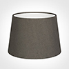 25cm Medium French Drum Shade in Mouse Waterford Linen