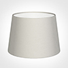 25cm Medium French Drum Shade in Off White Waterford Linen