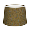 30cm Medium French Drum in Angus Check Lovat Wool