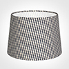 30cm Medium French Drum in Grey Longford Gingham