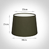 30cm Medium French Drum Shade in Laurel Satin