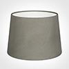 30cm Medium French Drum Shade in Pewter Satin