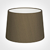 35cm Medium French Drum Shade in Bronze Faux Silk