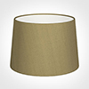 35cm Medium French Drum Shade in Dull Gold Faux Silk