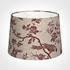 35cm Medium French Drum Shade in Red Isabelle
