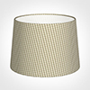 35cm Medium French Drum Shade in Natural Longford Gingham