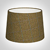 35cm Medium French Drum in Angus Check Lovat Wool