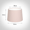 35cm Medium French Drum Shade in Vintage Pink