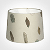 40cm Medium French Drum Shade in Stone Featherdown