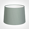 40cm Medium French Drum Shade in Aquamarine Faux Silk