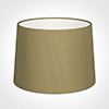 40cm Medium French Drum Shade in Dull Gold Faux Silk