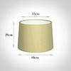 40cm Medium French Drum Shade in Wheat Faux Silk