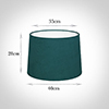 40cm Medium French Drum Shade in Teal Hunstanton Velvet