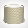 40cm Medium French Drum Shade in Natural Longford Gingham