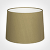 45cm Medium French Drum Shade in Dull Gold Faux Silk