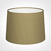 45cm Medium French Drum Shade in Dull Gold Faux Silk