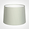 45cm Medium French Drum Shade in Soft Grey Faux Silk