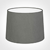 45cm Medium French Drum Shade in Mole Hunstanton Velvet