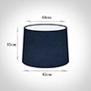 45cm Medium French Drum Shade in Navy BlueHunstanton Velvet