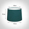 45cm Medium French Drum Shade in Teal Hunstanton Velvet