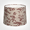 45cm Medium French Drum Shade in Red Isabelle