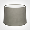 45cm Medium French Drum Shade in Pewter Satin