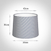 50cm Medium French Drum Shade in Blue Longford Gingham