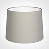 50cm Medium French Drum Shade in Soft Grey Waterford Linen