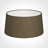 45cm Wide French Drum Shade in Bronze Faux Silk