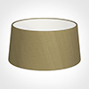 45cm Wide French Drum Shade in Dull Gold Faux Silk