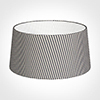 45cm Wide French Drum Shade in Grey Longford Gingham
