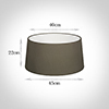 45cm Wide French Drum Shade in Bark Satin