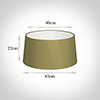 45cm Wide French Drum Shade in Antique Gold Silk