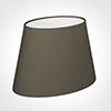 25cm Sloped Oval Shade in Bark Satin